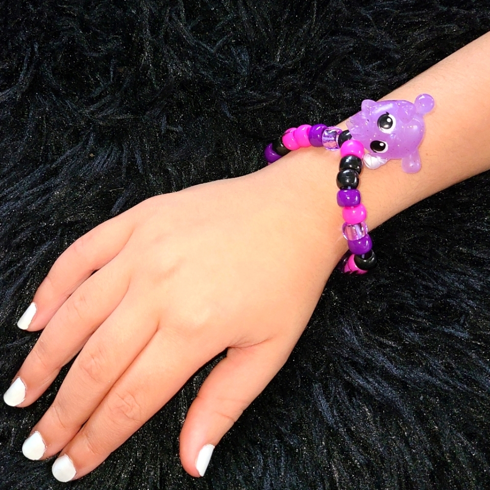Purple Homemade Bracelet